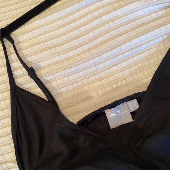 ASOS Wrap Front Beach Romper - Size 0 - Picture 5 of 5